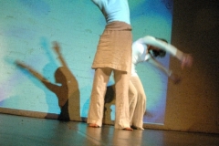 Tanzperformance RotGelbBlau, ( zusammen mit Regina Poulheim),  2006